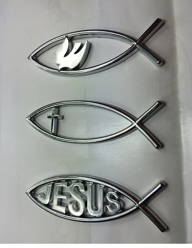 Wholesale Custom Christian Logo Car Badges And Jesus Logo Car Emblems
