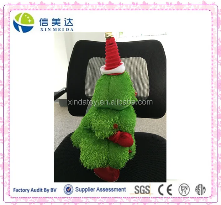 dancing plush christmas tree