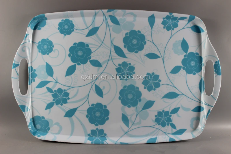 Custom-Made Melamine Serving Tray , Plastic Tray