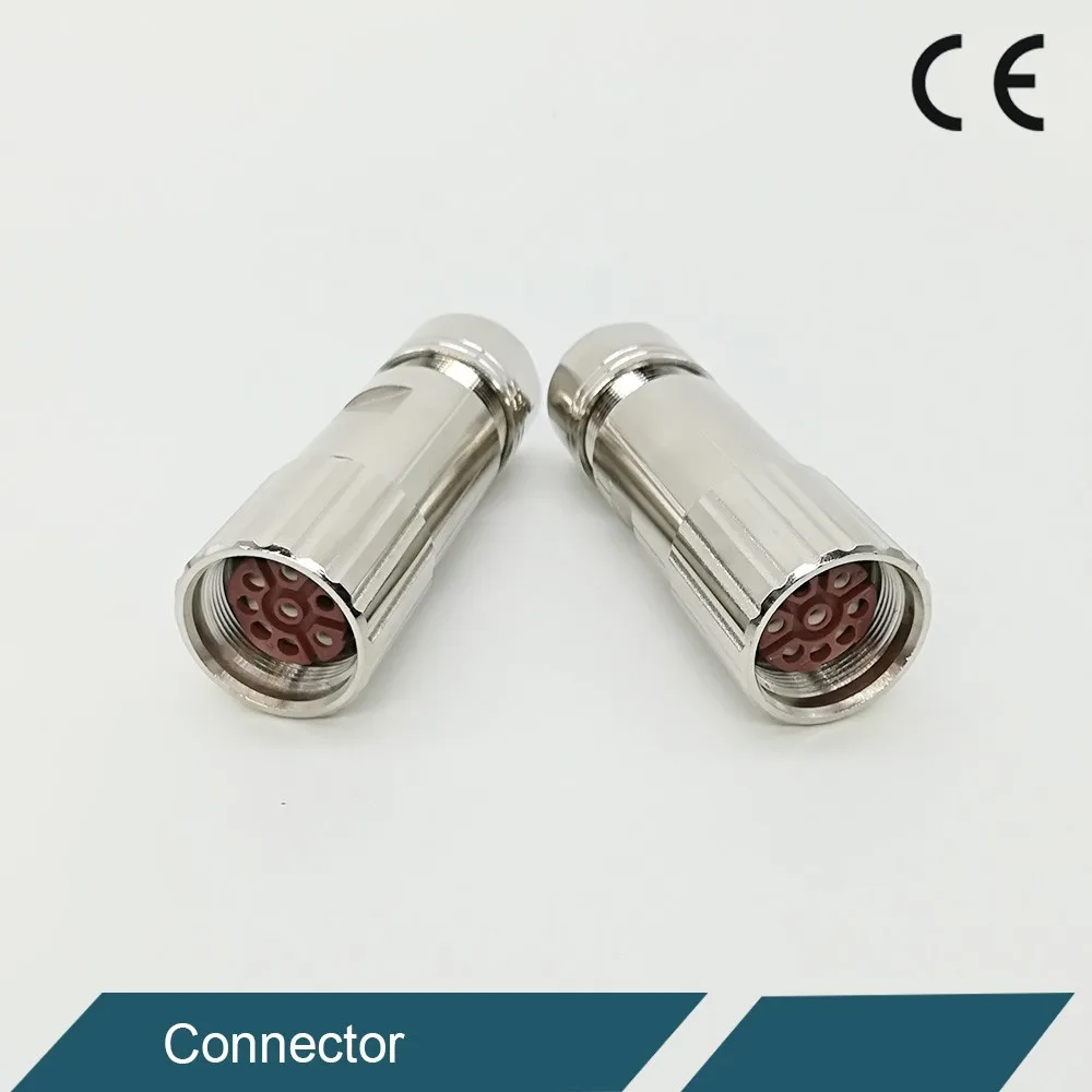 M23 Servo Motor Connector Female Connector 8 Pin Buy M23 Servo Motor