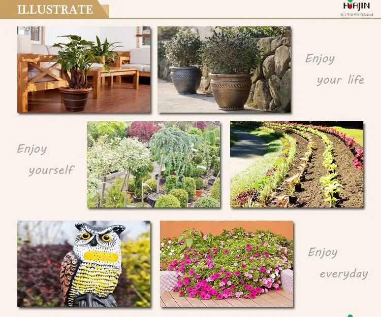 Outdoor Round Flower Box Planters Flower Pot Large Giant Plastic Used