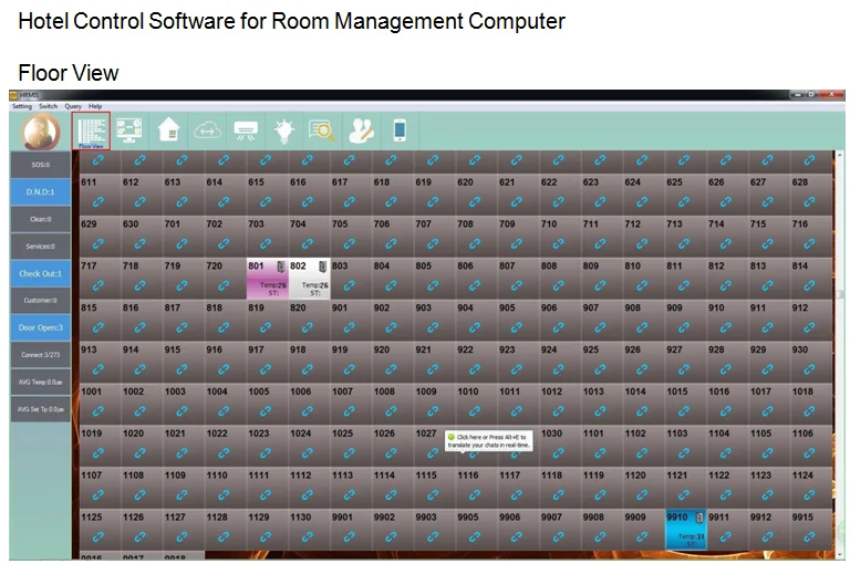 smart hotel solution energy management system