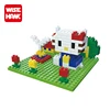 Weagle hello kitty plastic building blocks creative bricks toys