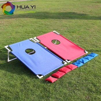 Mini Plastic Corn Hole Bean Bag Toss With 8pcs Bags