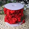 10 Meter Ivory Roses Pearl Garland Bead Wedding Decoration Table Flower Bouquet Centerpiece Bridal Hair Decor
