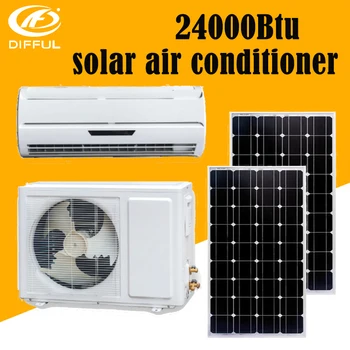 Split Air Conditioner 24000btu Solar Powered Hybrid Dc Solar Air ...