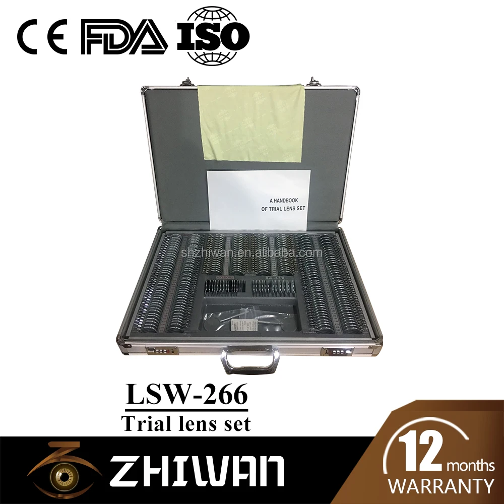 Lsw266 Optometry Trial Clips Ophthalmic Trial Lens Case Optical Prism