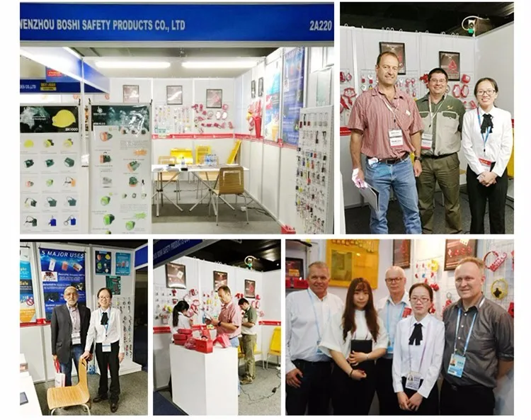 PP Safety Adjustable Standard Ball Water Valve Lockout Device