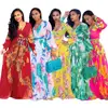 Wholesale 2019 fashion sexy ladies V Neck Chiffon Women Maxi Dresses (CYM8214)