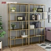 American hot metal single side bookshelves storage and study room bookshelf