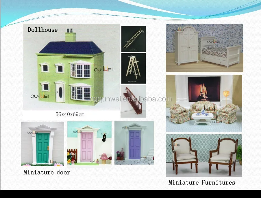 Victoria Wooden Handmade Dollhouse Miniature Diy Kit Wooden Dollhouses & Furniture/parts Buy