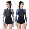 Fashionable Spearfishing Wetsuit 1.5mm Warm Snorkeling Swimming Women Long Sleeve Wetsuit Diving