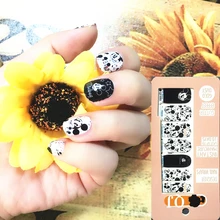 Black White Cartoon Mouse Nail Arts Nail Sticker Waterproof Nail Decal Sticker Gel Polish French Manicure