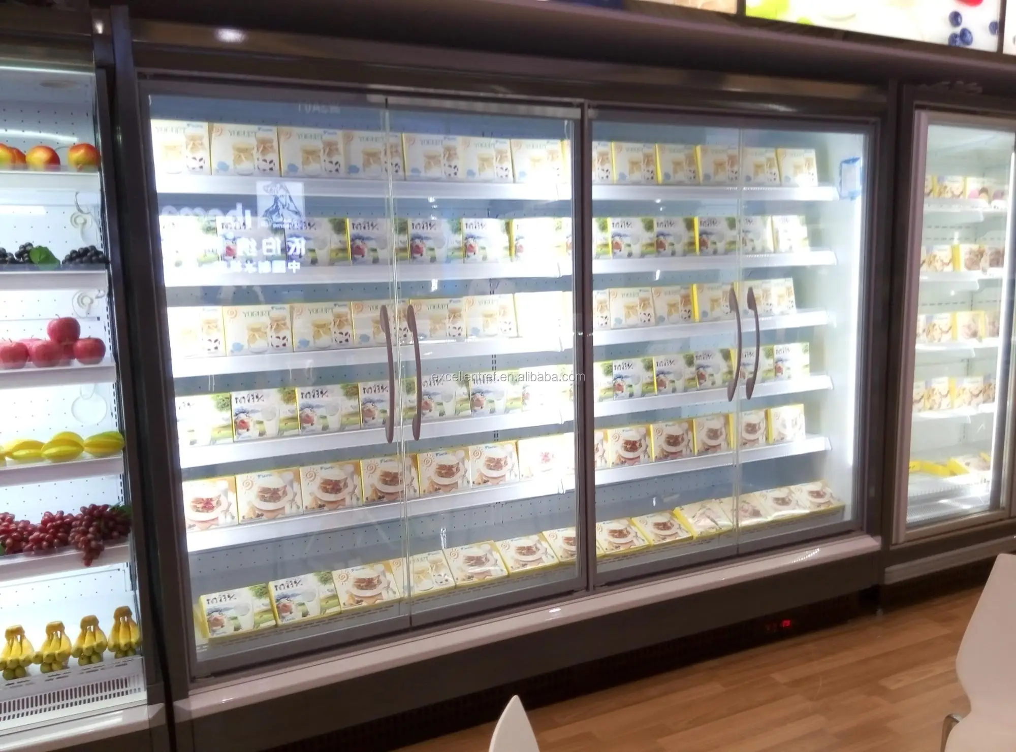 Refrigerated Commercial Supermarket Refrigerator Used