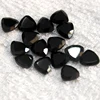 Cheep stone loose beads onyx double faceted triangle shape