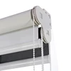 Alibaba supplier horizontal pattern Plastic/ Metal chain double layer roller blinds
