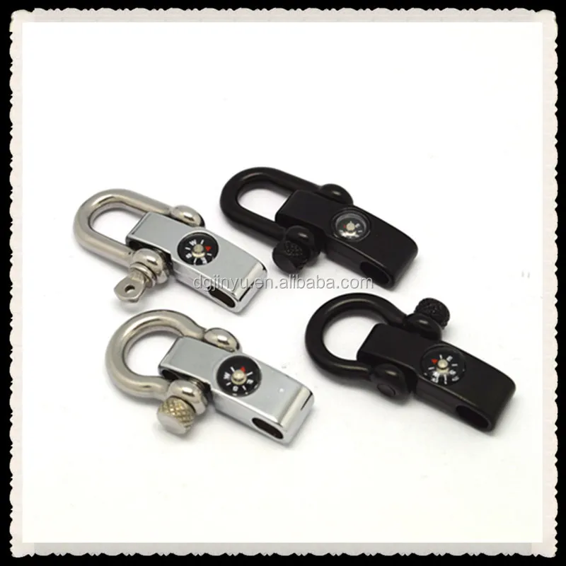 Paracord Adjule Shackle Bracelet Paracord Adjule Shackle Bracelet Clasp For