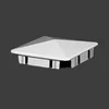 Fentech 4"x4" White Internal flat Cap for vinyl fence post