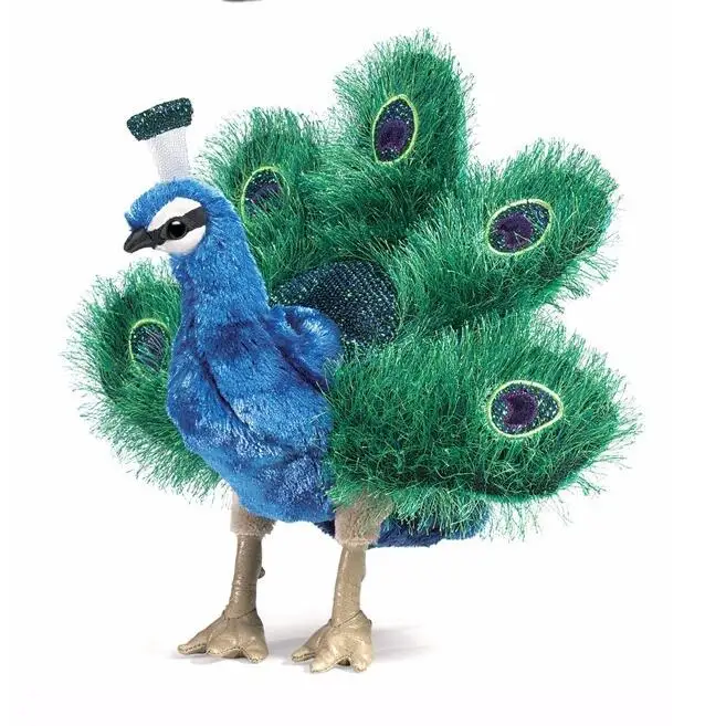 peacock stuffed toy