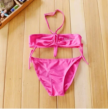 kids red bikini