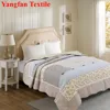 Love Words High Quality Luxury Lace Country Style 100% Cotton Quilted Water-washing Patchwork Comfort Quilt