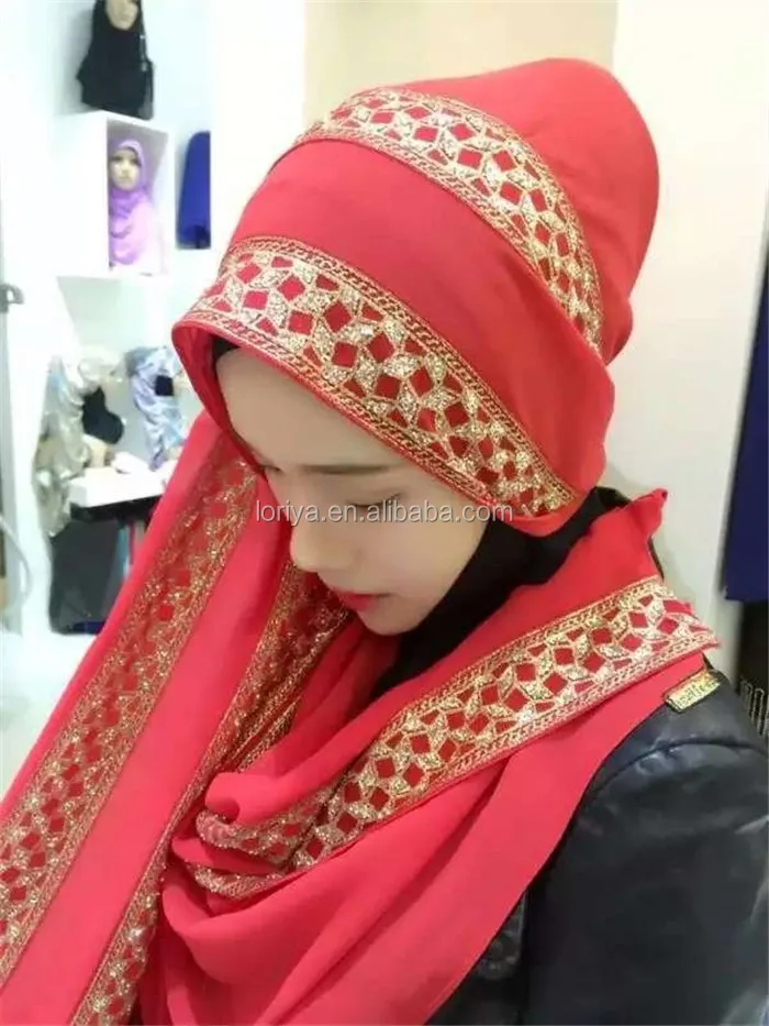 高品質シフォンヒジャーブイスラム教徒の正方形のヒジャーブスカーフ - Buy 大きな正方形スカーフ、女性イスラム教徒のスカーフ、正方形のヘッドスカーフ  Product on Alibaba.com