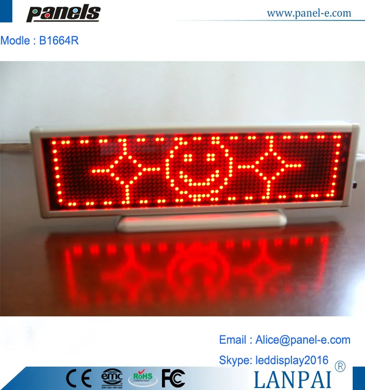 Small Programmable Led Numbers Display 