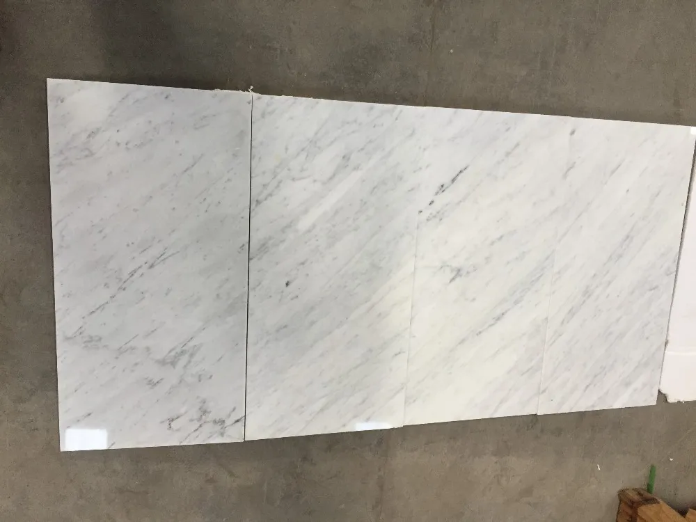 Azulejos De Carrara Para Suelo De Baño,Piedra De Mármol Natural,24x24