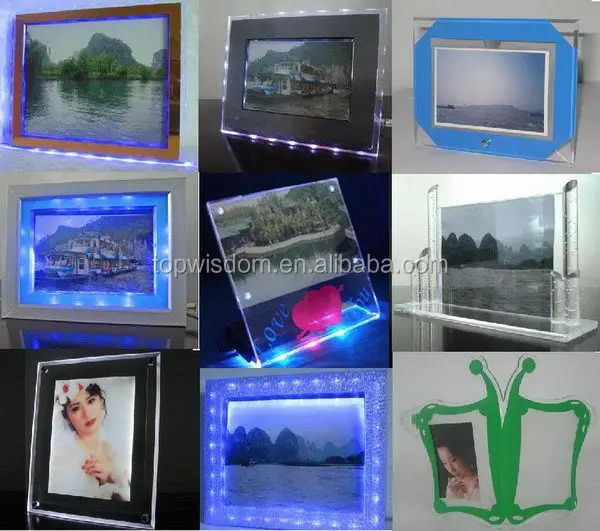 Double Sided Thick Picture Frames Acrylic Photo Frame Acrylic