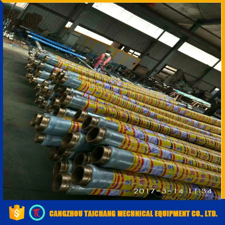 dn125 5 inch concrete rubber hose 4m with one collar