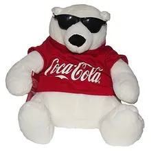 oso de coca cola peluche