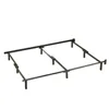 Box Spring Mattress Set Compack 9-Leg Support Bed Frame