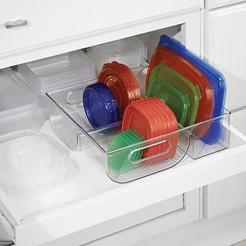 Plastic 3 Compartment Lid Organizer Transparent Clear Lid Holder Buy