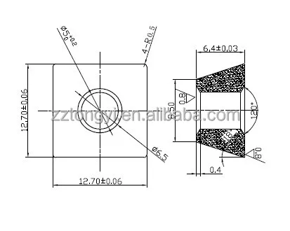 12.7x12.7x6.4Korman inserts(YG6X)