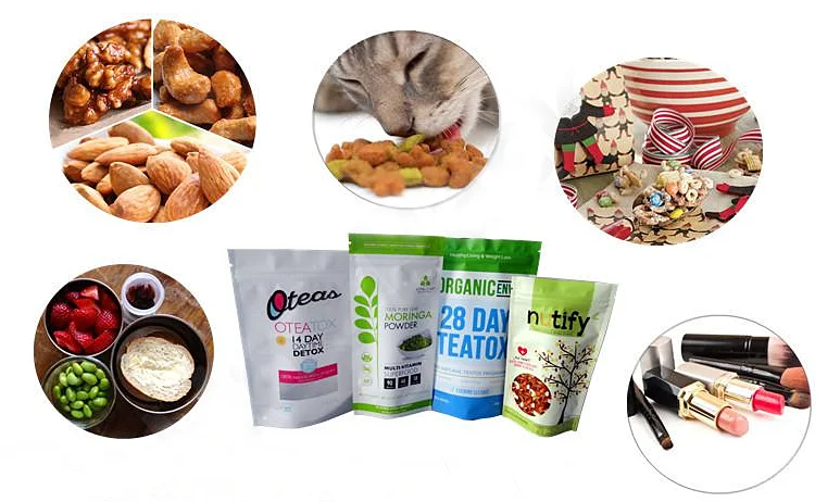 Custom Tear notch Retort Pouch Pet Food Packaging Bag