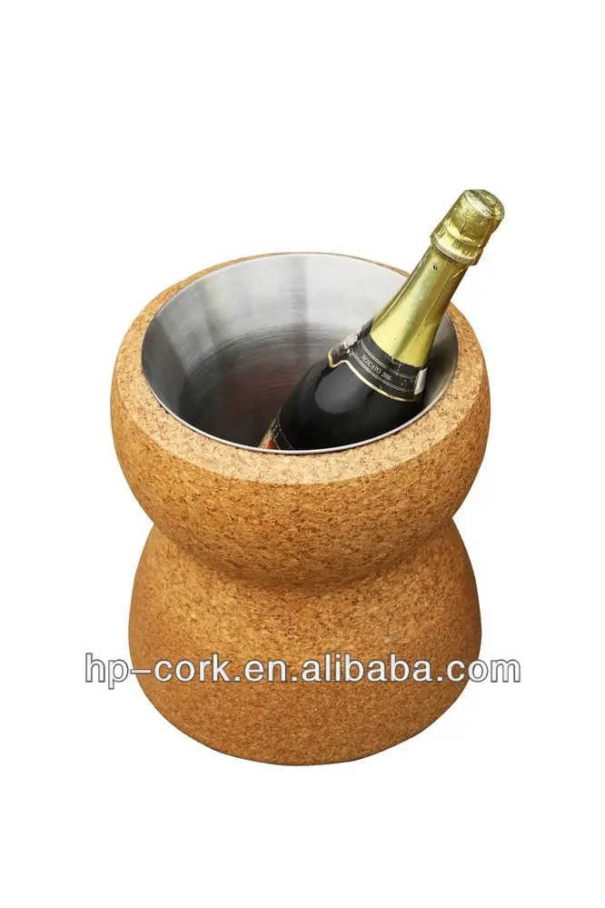 champagne cork ice bucket