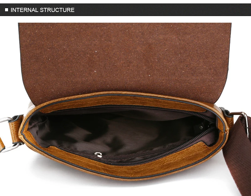 TRIPAMN Fashion Men's Messenger Bags PU Leather Business Casual Cheap Sling Cross-body Shoulder Bags