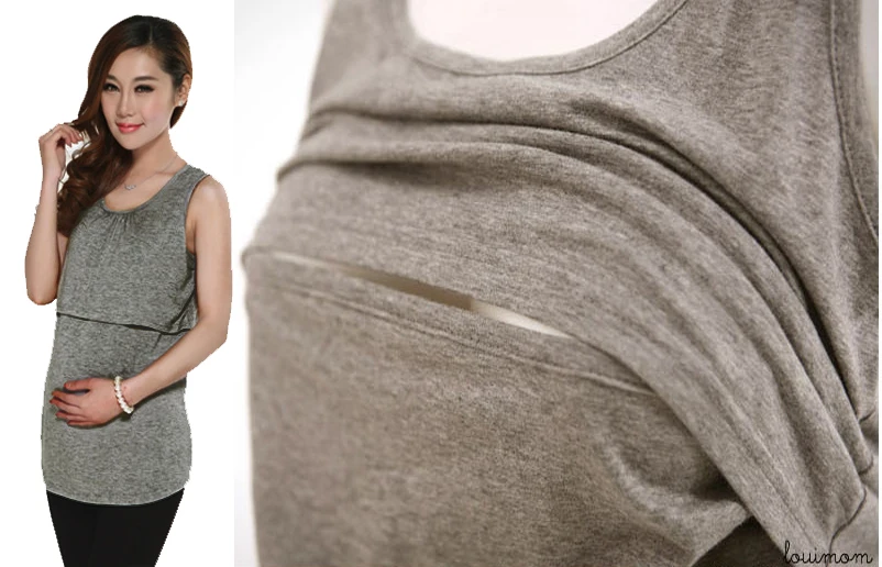 Summer Modal Maternity tanks pregnancy Camis nursing tank tops for pregnant woman clothes breast feeding top