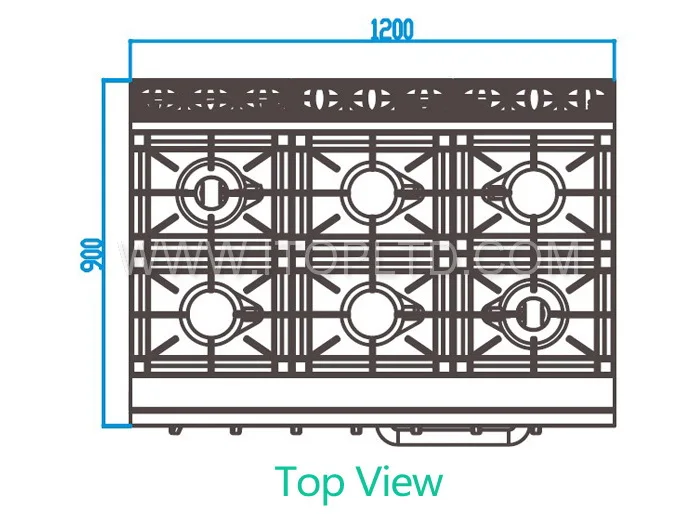 Xr900 6open Burners Range Buy 6 Burner Gas Range,Open Burner Gas