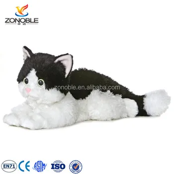 stuffed sleeping cat