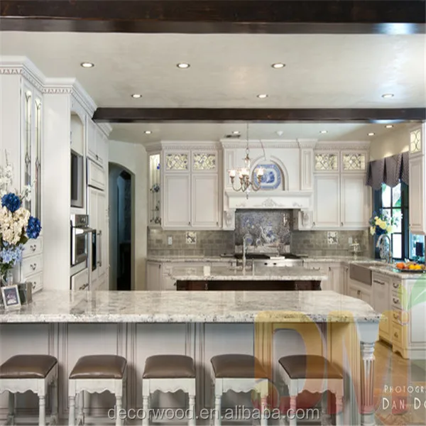 Muebles De Cocina De Madera Maciza Estilo Europeo,Fábrica De Gabinetes