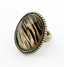 LZ Jewelry Hut R25 The 2016 New Fashion Retro Leopard Pattern Adjustable Rings For Women