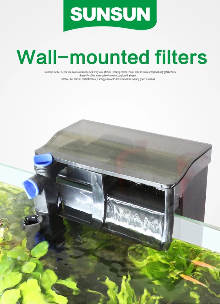 SUNSUN  Hand On Waterfall Aquarium Fish Tank Internal Water Filter For Aquarium Pump