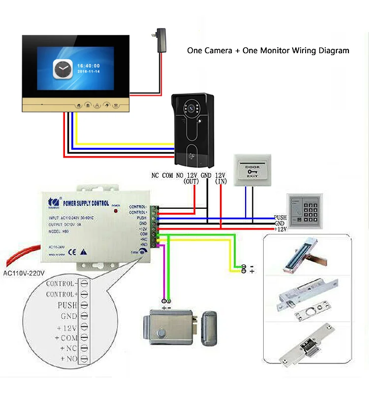 Home Intercom Wiring Diagram