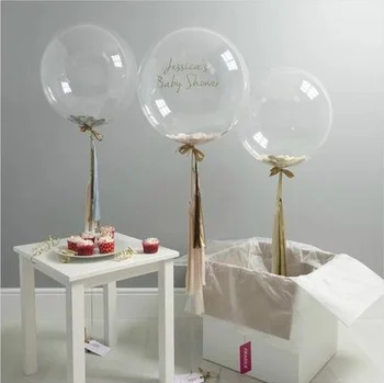 10 Inches Clear Transparent Bubble Balloon For Wedding Party Decor