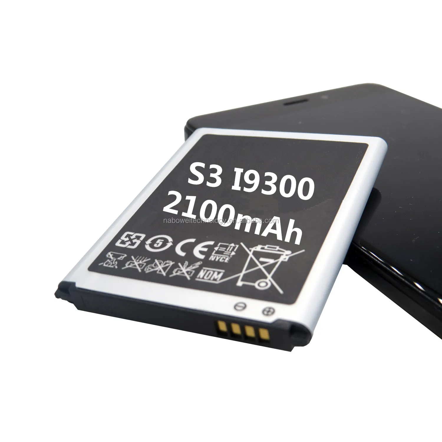High quality original mobile phone battery for SAMSUNG GALAXY S3 i9300 i9305 2100mAh