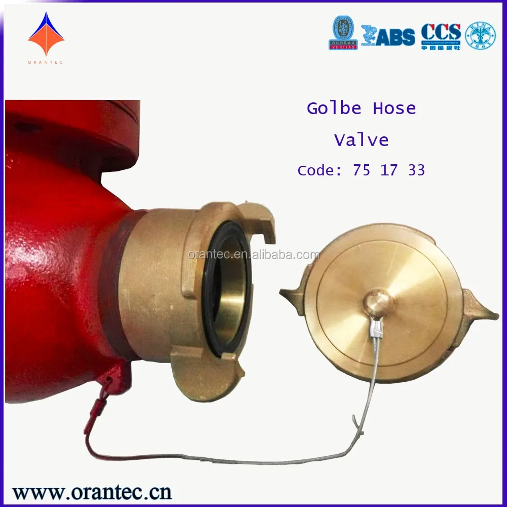 Marine Type Impa Code 751733 Jis 10k Dn65 Globe Fire Hose Valve Buy