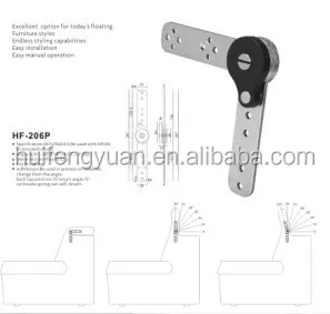 hinge locking folding hinges furniture sofa mechanism spring adjustable angle usage