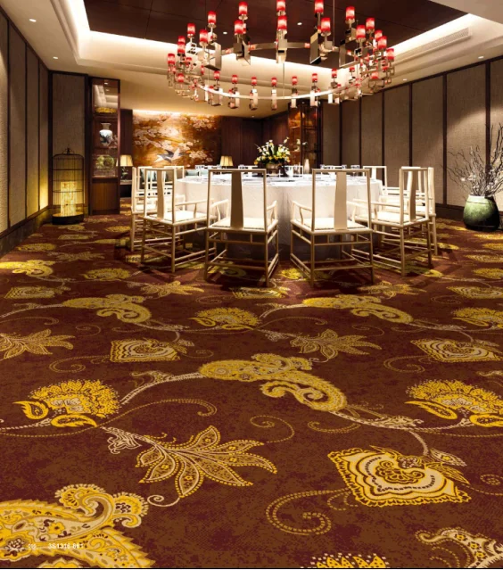 2018 new decoration design nylon printed carpet 3D pattern customized carpet for hotel