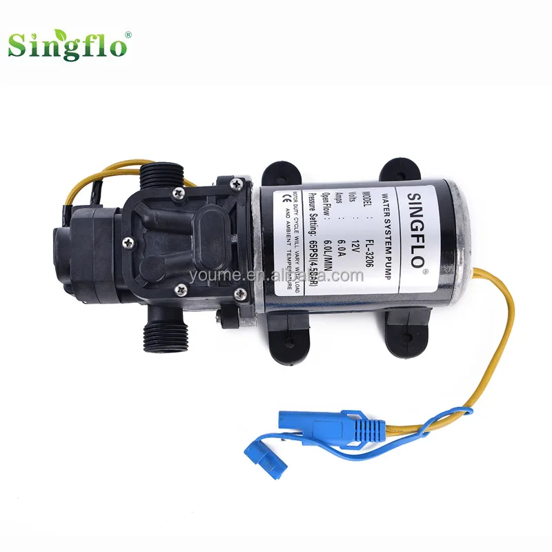 Portable 65psi 6lpm Small Water Heater Booster Pump For Lpg Gas
